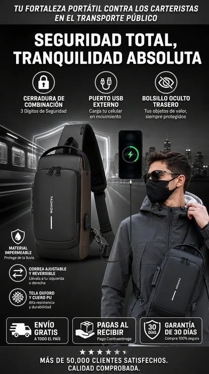 Mochila Campera - Protección antirrobos