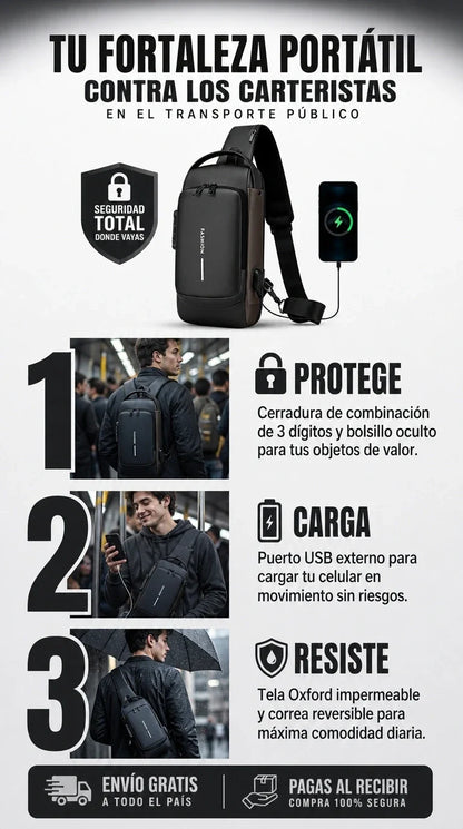 Mochila Campera - Protección antirrobos